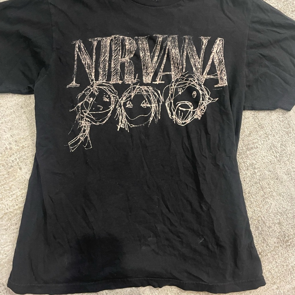 Nirvana Black Graphic T-Shirt